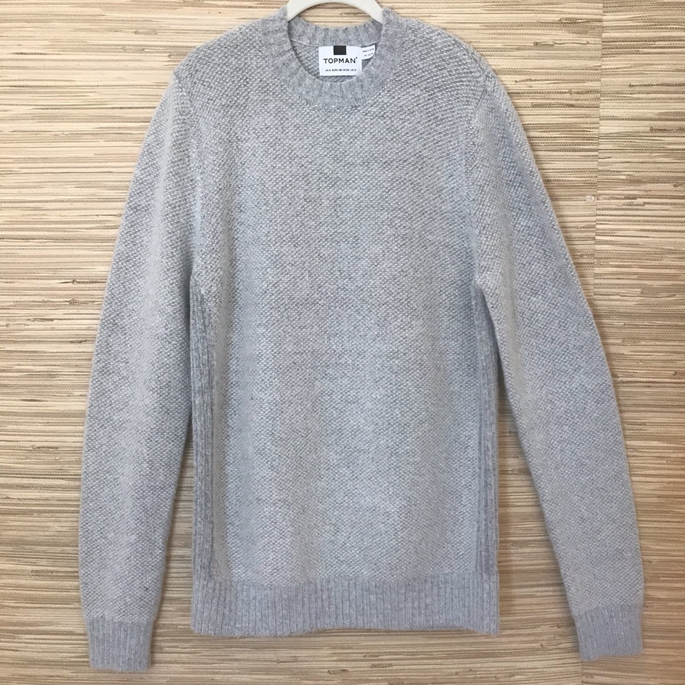TopMan Grey Marl Sweater